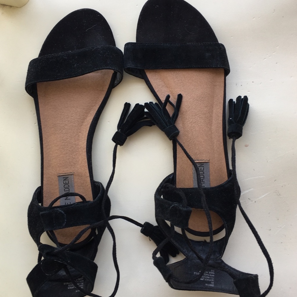 Steve Madden tie-up leather sandals